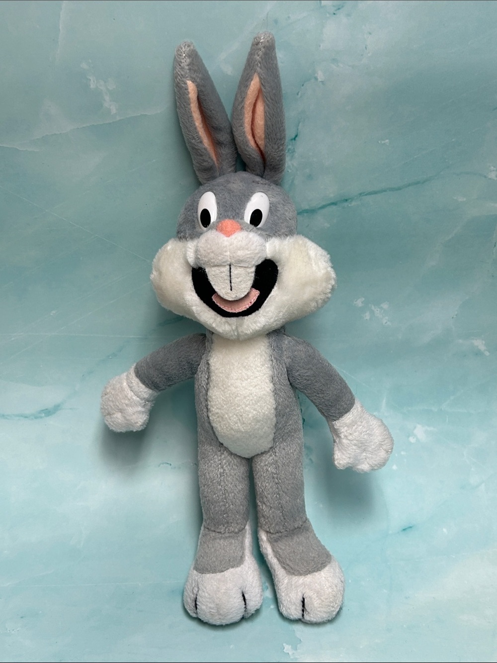 Vintage 1992 McDonalds Toys Christmas Bugs Bunny Plush. 9" tall
